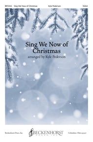 Sing We Now of Christmas SSAA choral sheet music cover Thumbnail